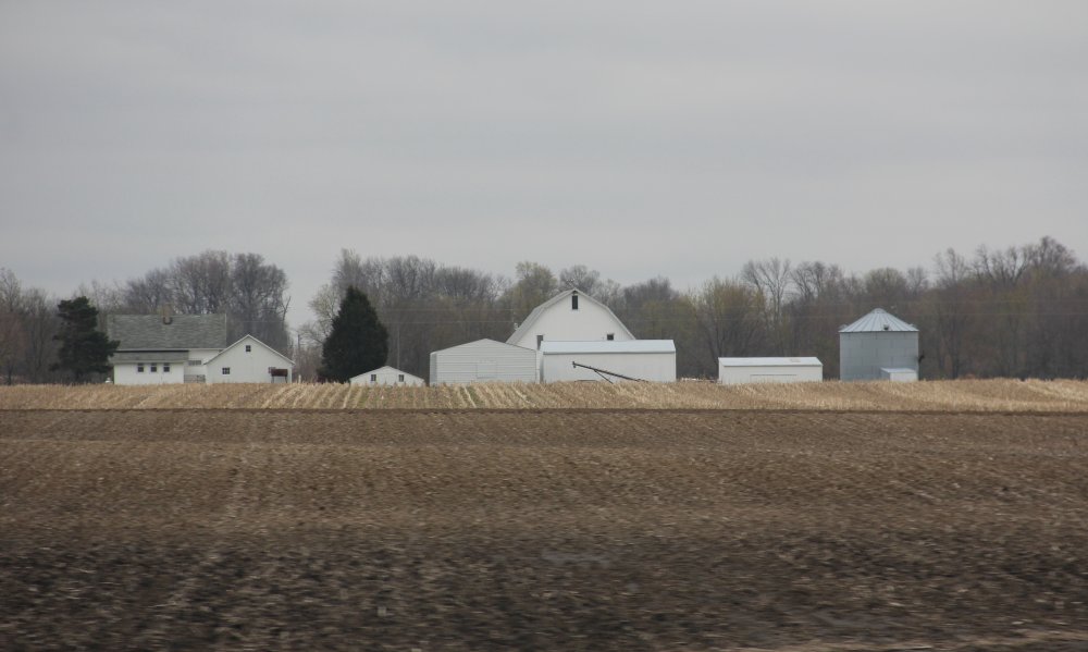 Prosperous Indiana Farm Waiting for Planting Season